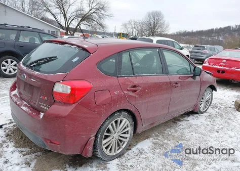 2012 Subaru Impreza 2.0I Premium z USA, uszkodzony, nr VIN JF1GPAD6XCH224595